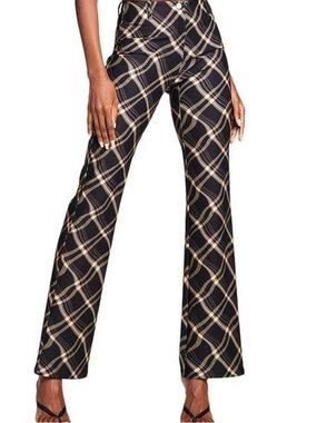 I.AM.GIA Black Pants with Tan Plaid